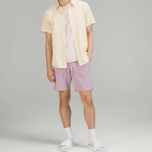 Lululemon Bowline Short Stretch Ripstop Shorts in Dusty Rose Size XXL - Picture 2 of 9